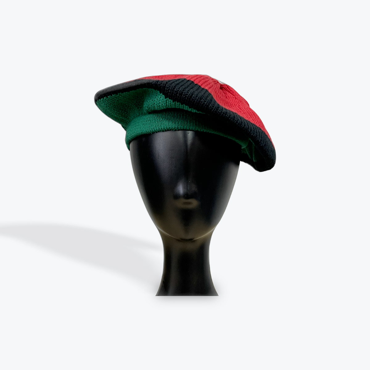 Wooven Beret Tam (Rasta /Red Black Green) -Medium Size – Kulcha Kernel