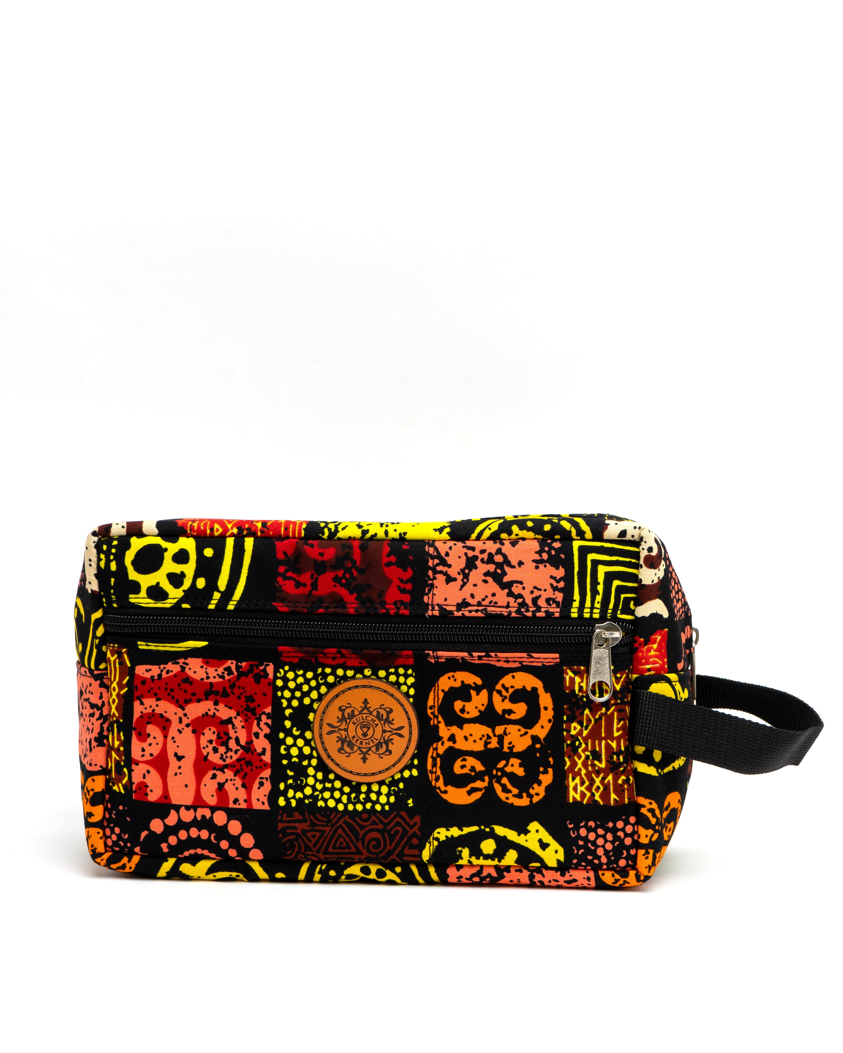 Handmade Unisex Ankara Afro print travel toiletry/ cosmetic/make-up bags - Kulcha Kernel