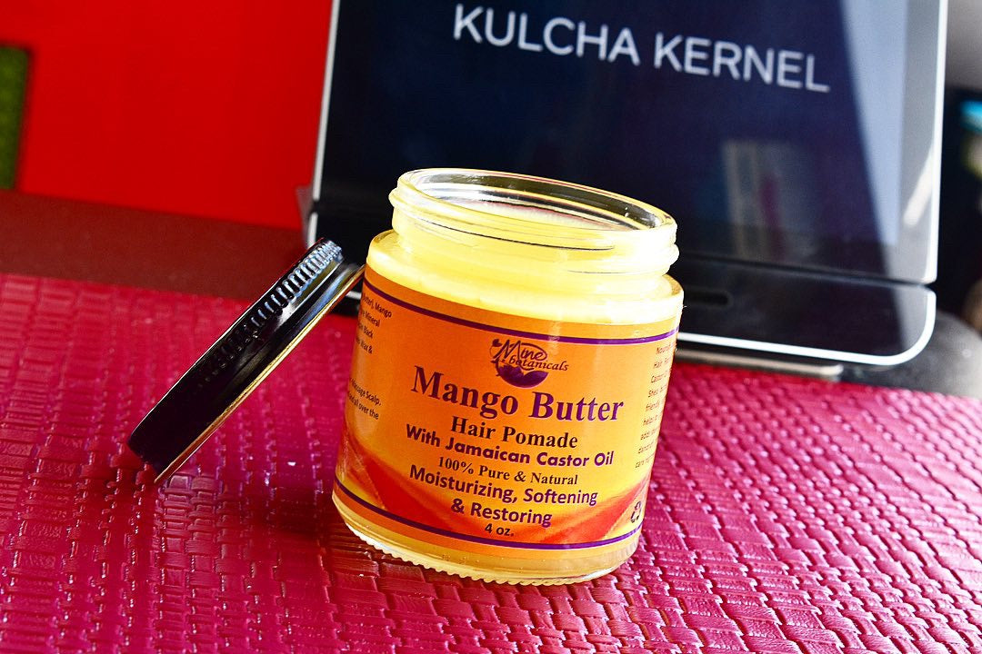 Organic Mango Butter Hair Pomade with Jamaican Black Castor Oil