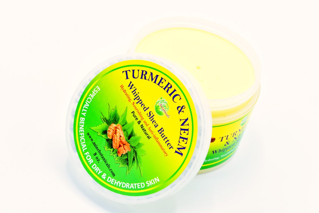Organic Turmeric & Neem Whipped Shea Butter ( 8 Oz ) - Kulcha Kernel