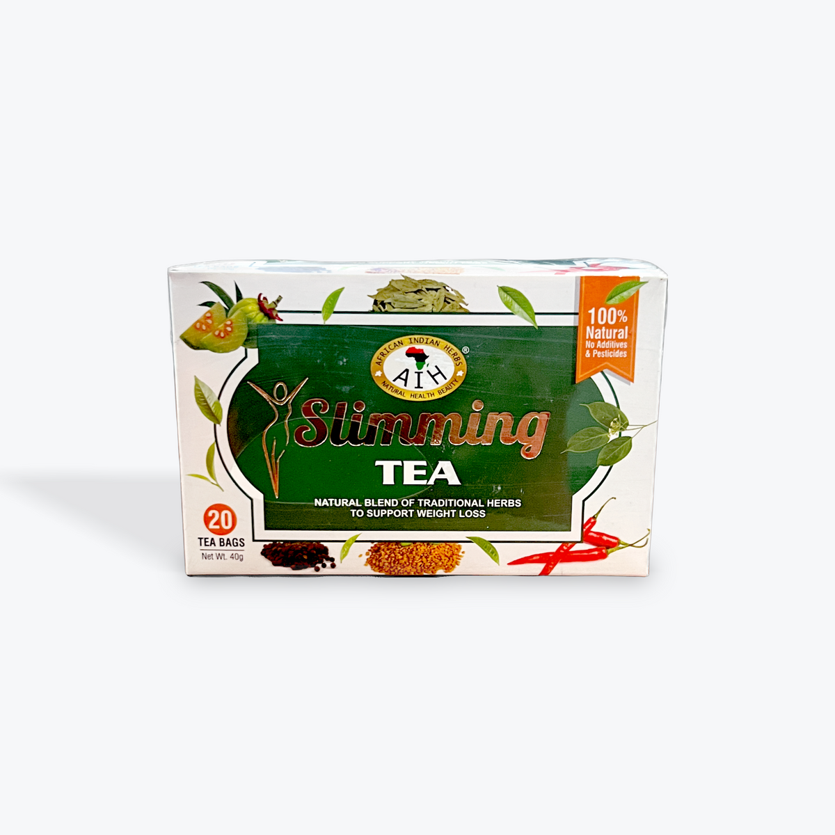 Organic Slimming Tea - 20 Tea Bags - Kulcha Kernel