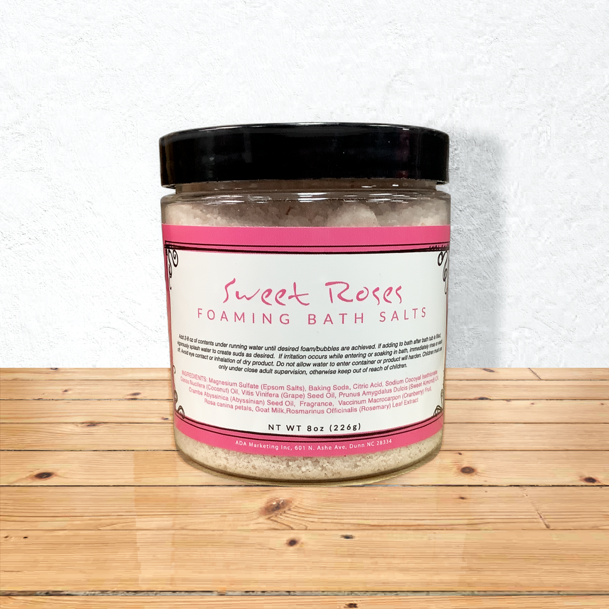 ORGANIC SWEET ROSES FOAMING BATH SALTS - Kulcha Kernel