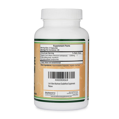 Lion's Mane Mushroom Capsules - Kulcha Kernel