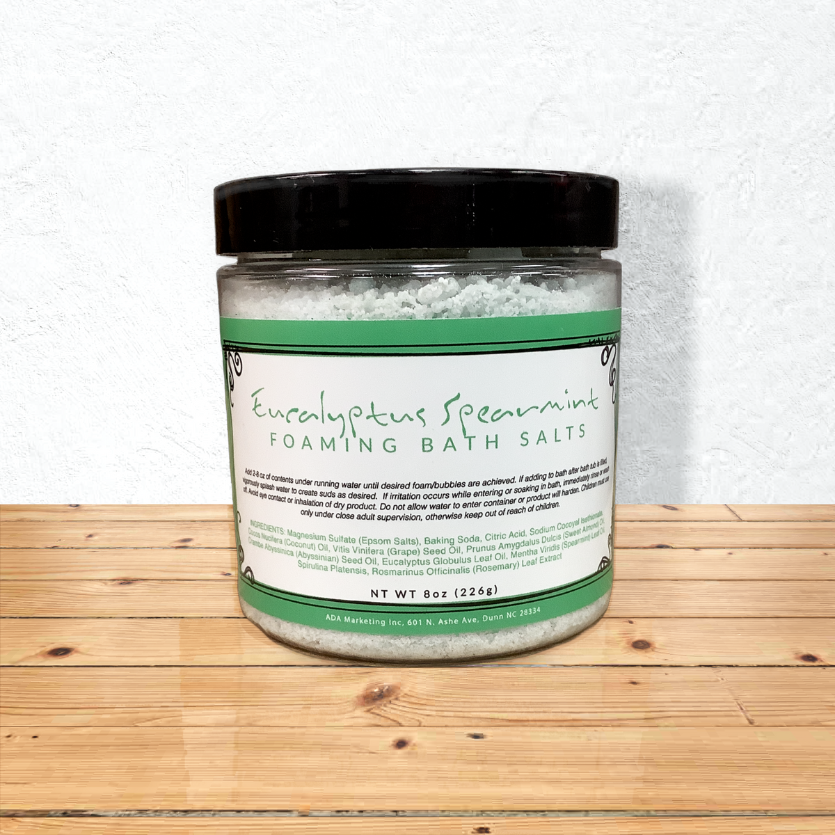 ORGANIC EUCALYPTUS & SPEARMINT FOAMING BATH SALTS - Kulcha Kernel