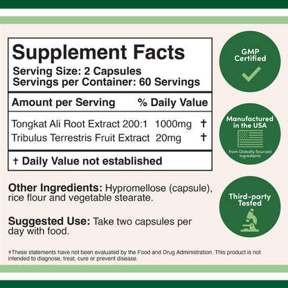 Tongkat Ali Complex Capsules - Kulcha Kernel