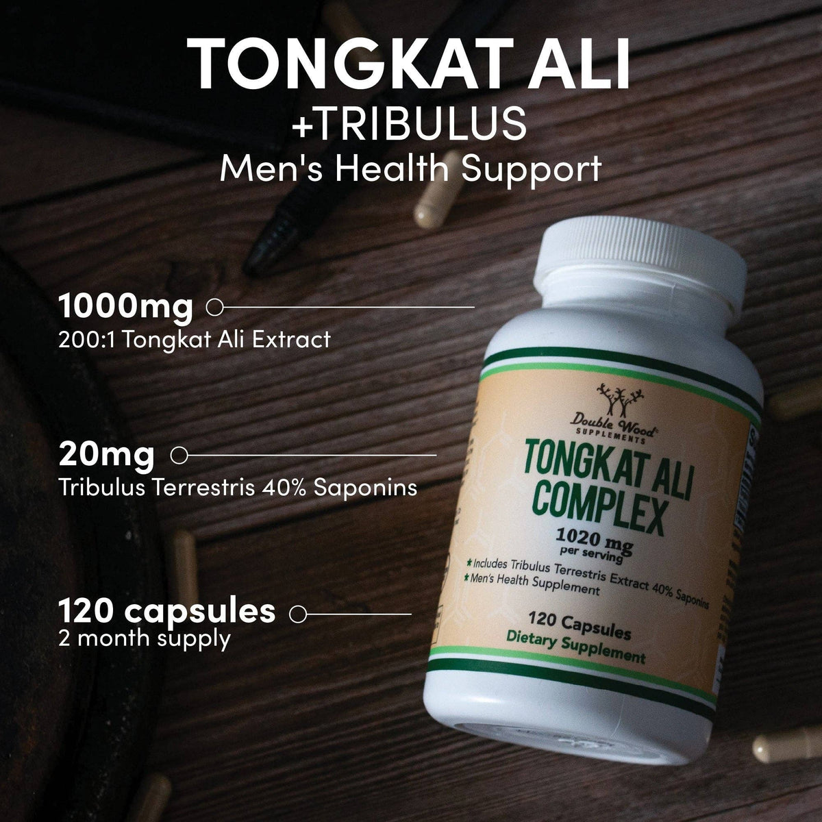 Tongkat Ali Complex Capsules - Kulcha Kernel