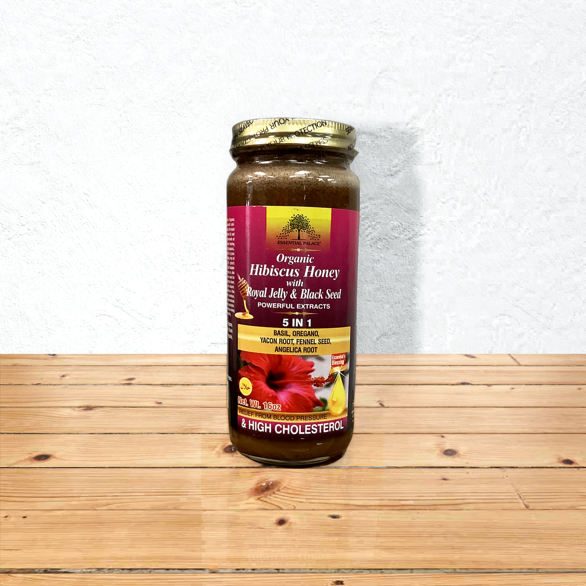 Organic Hibiscus Honey W/ Royal Jelly & Black Seed