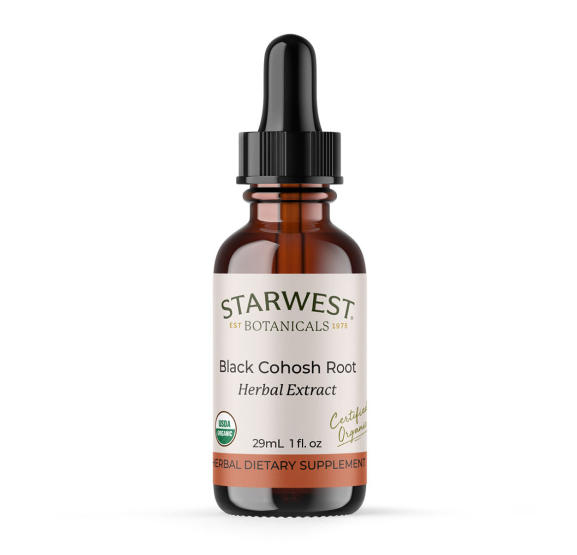 Organic Black Cohosh Extract Tincture-1 Oz