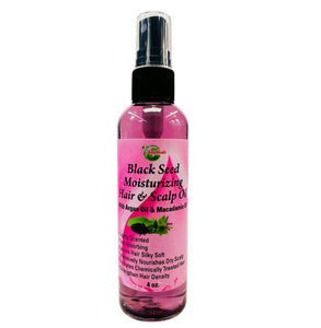 Organic Black Seed moisturizing hair & scalp oil.