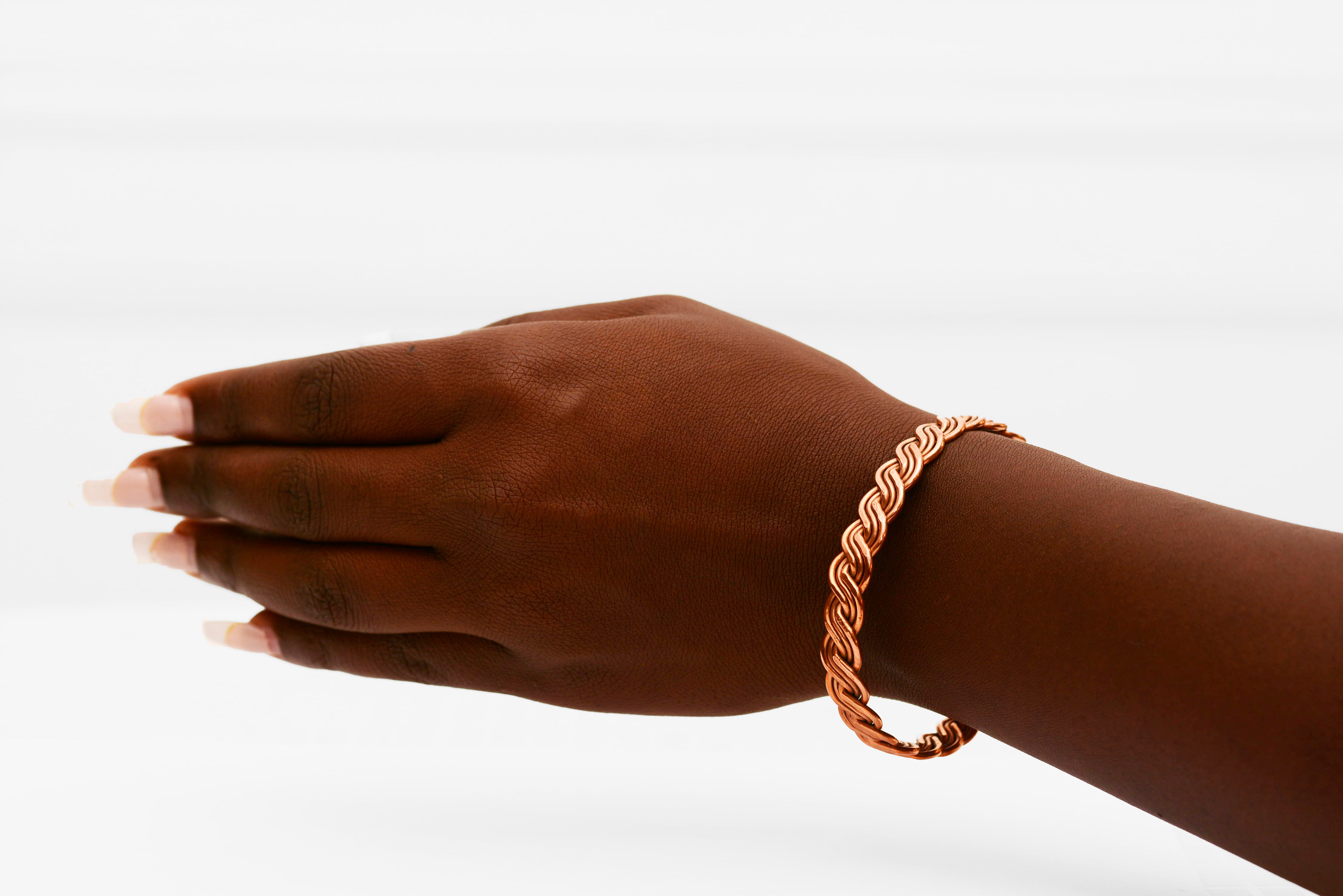 Twisted adjustable Unisex bracelets/Copper Bracelets