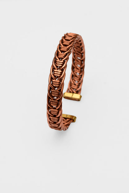 Adjustable Copper bracelets/Copper bangles/Cuff Rustic Solid Copper Bracelet - Copper Boho Jewelry - Kulcha Kernel