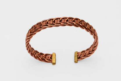 Adjustable Copper bracelets/Copper bangles/Cuff Rustic Solid Copper Bracelet - Copper Boho Jewelry - Kulcha Kernel