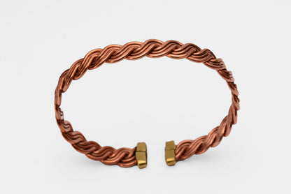 Twisted adjustable Unisex bracelets/Copper Bracelets - Kulcha Kernel