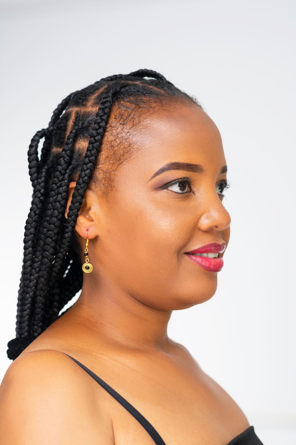 HANDMADE BRASS & BEADS EARRINGS- MADE IN KENYA - Kulcha Kernel