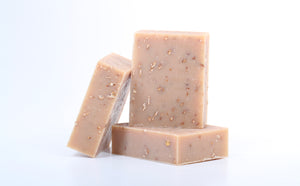 Organic Cold Process Oats & Aloe Bar Soap w/ Cocoa & Shea Butter