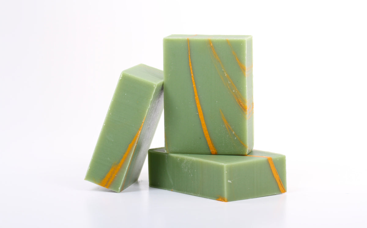 ORGANIC COLD PROCESS GREEN CLOVER FIELD BAR SOAP - Kulcha Kernel