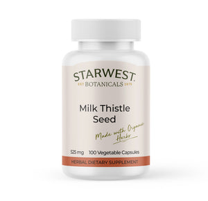 Organic Milk Thistle Seed Capsules.