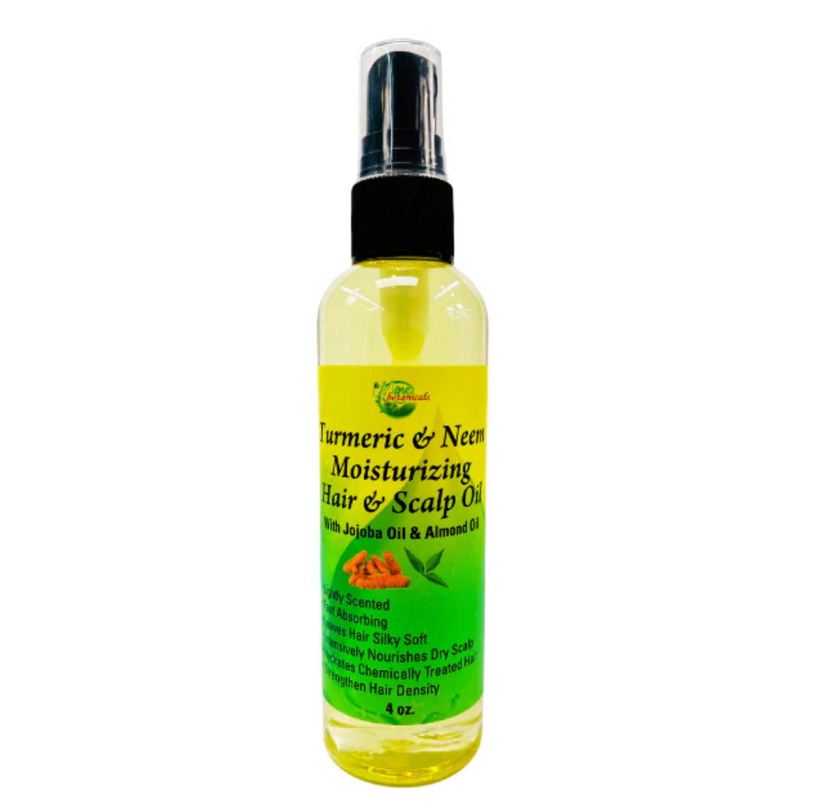 Organic Turmeric & Neem moisturizing hair & scalp oil. - Kulcha Kernel