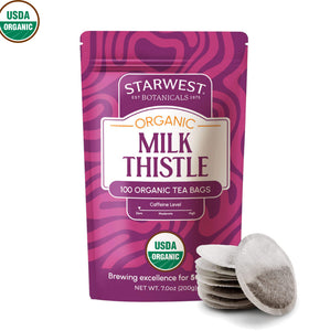 Organic Milk Thistle Tea Bags-100 Tea Bags