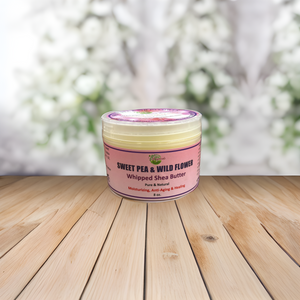 Organic Sweet Pea & Wildflower Whipped Butter ( 8 Oz )