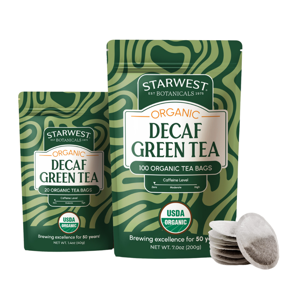 Organic Decaf Green tea (20 Tea Bags count )