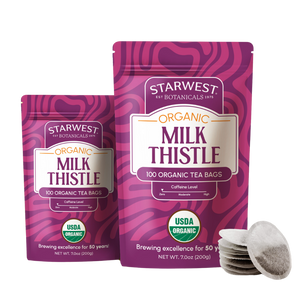 Organic Milk Thistle Tea Bags-100 Tea Bags