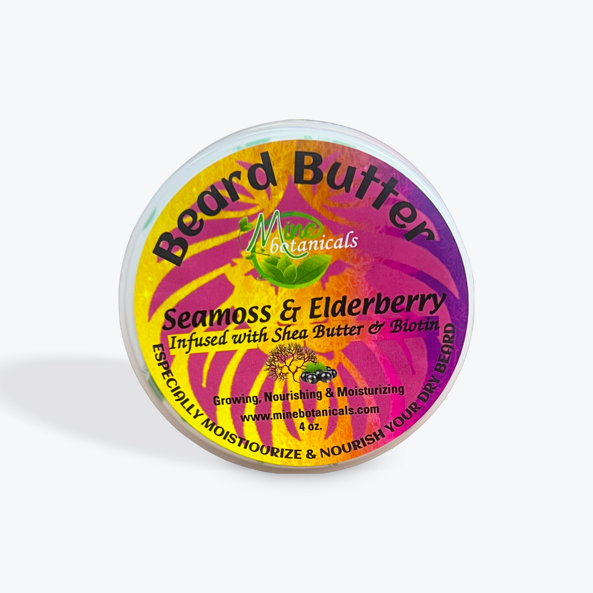 Organic Seamoss & Elderberry Beard Butter - Kulcha Kernel