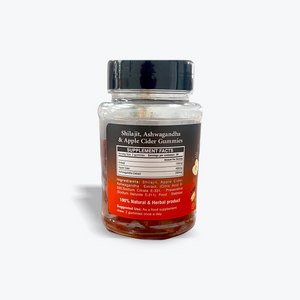 Shilajit with Ashwagandha & Apple Cider Gummies.