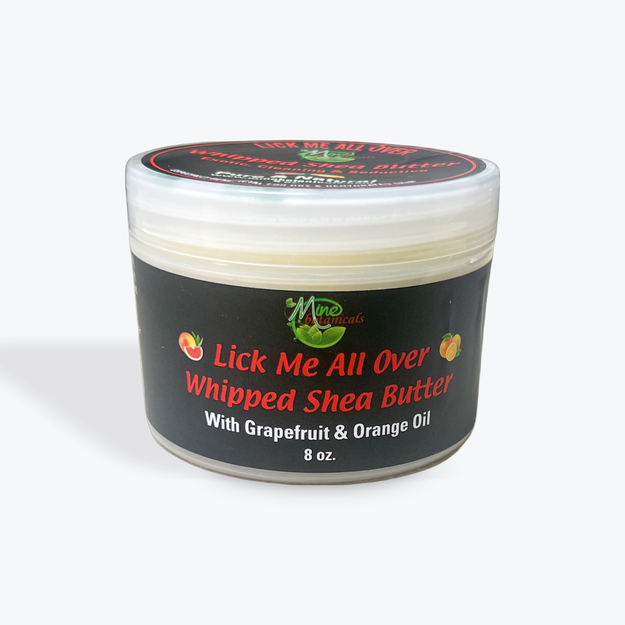 Organic Lick Me All Over Whipped Shea Butter – Grapefruit &amp; Orange Oil – Exotic | Cleansing | Seductive (8oz)