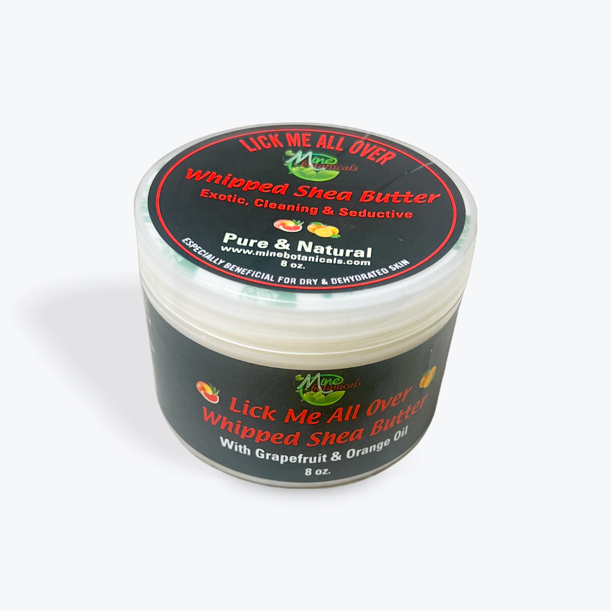 Organic Lick Me All Over Whipped Shea Butter – Grapefruit &amp; Orange Oil – Exotic | Cleansing | Seductive (8oz)
