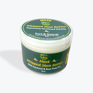 Organic Musk Whipped Shea Butter- 8 Oz