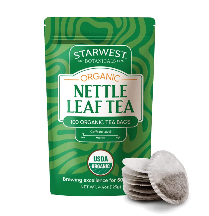 Organic Nettle Tea Bags-20 & 100 Tea Bag Pouches – Kulcha Kernel