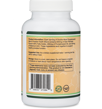 Prostate Support Supplement | 120 CAPSULES - Kulcha Kernel