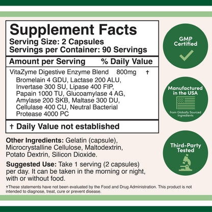 Essential Digestive Enzymes - Kulcha Kernel
