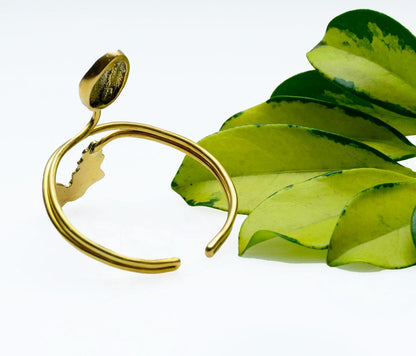 Adjustable Brass bracelets/Brass bangles/Cuff Rustic Solid Brass Bracelet - Brass Boho Jewelry - Kulcha Kernel