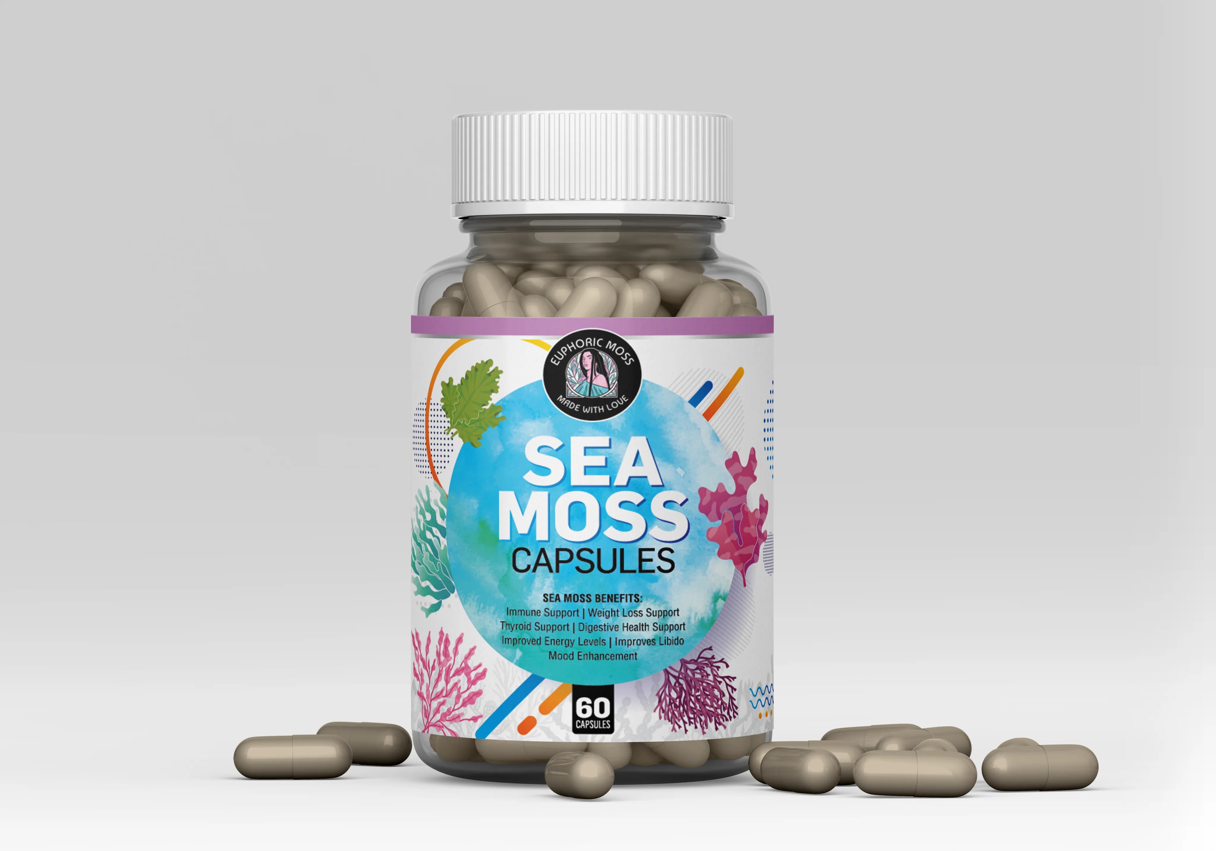 Vegan Sea Moss Capsules.