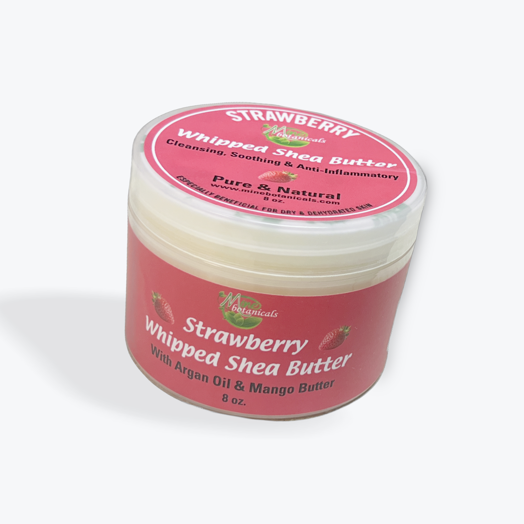 Organic Strawberry With Argan Oil & Mango Butter Whipped Butter ( 8 Oz )