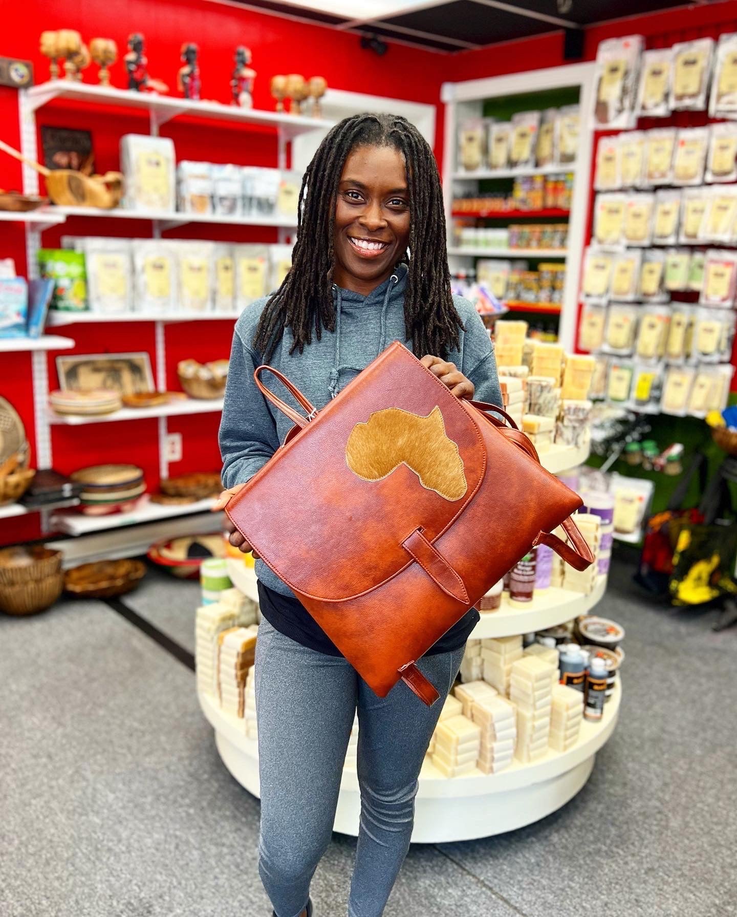 Handmade Leather Map Of Africa Backpack – Kulcha Kernel Handmade Leather Map Of Africa Backpack – Kulcha Kernel