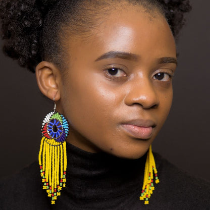 Fadhili Handmade Beaded Earrings - Kulcha Kernel