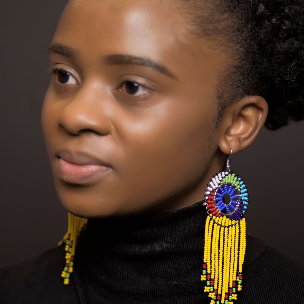 Fadhili Handmade Beaded Earrings - Kulcha Kernel