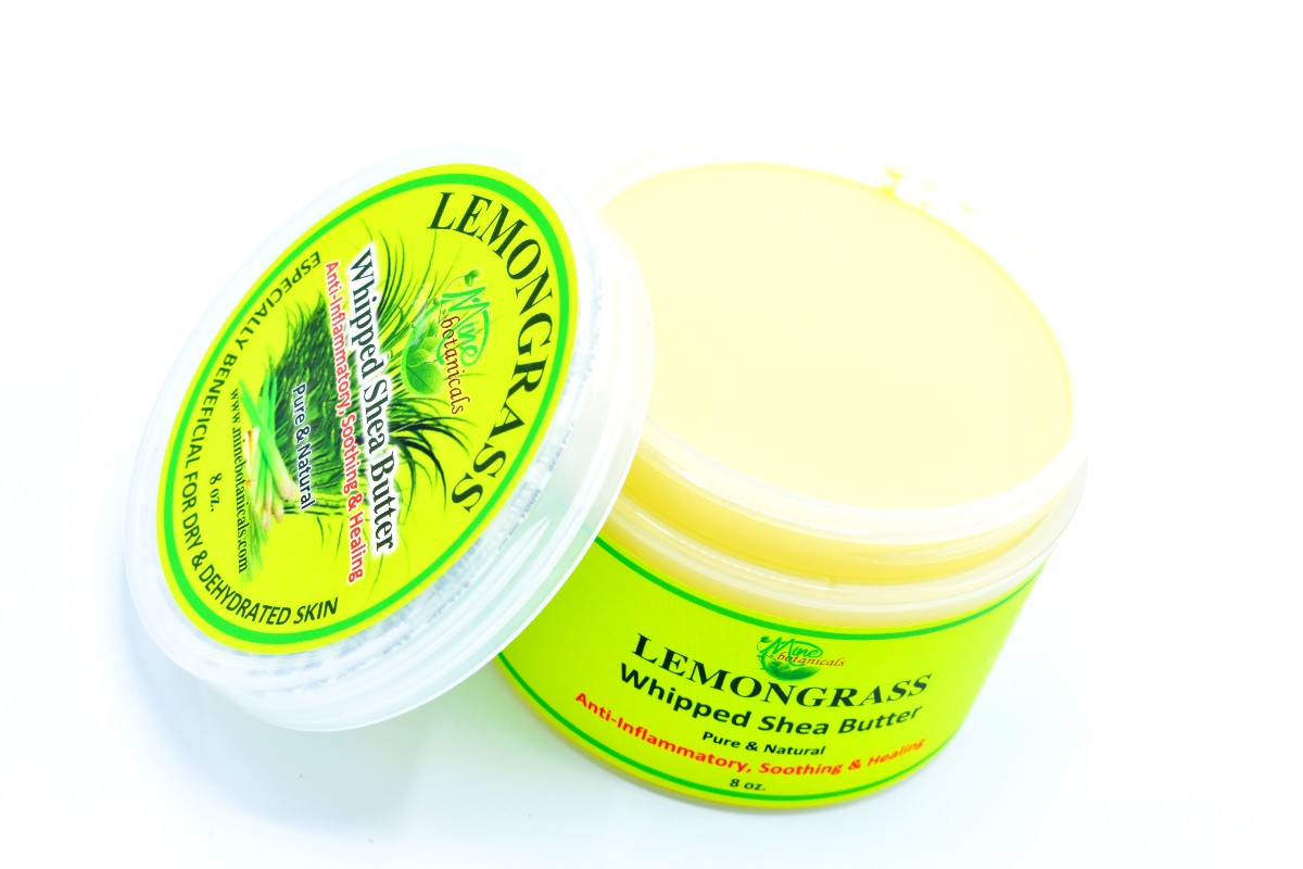 Organic Lemongrass Whipped Shea Butter ( 8 Oz ) - Kulcha Kernel