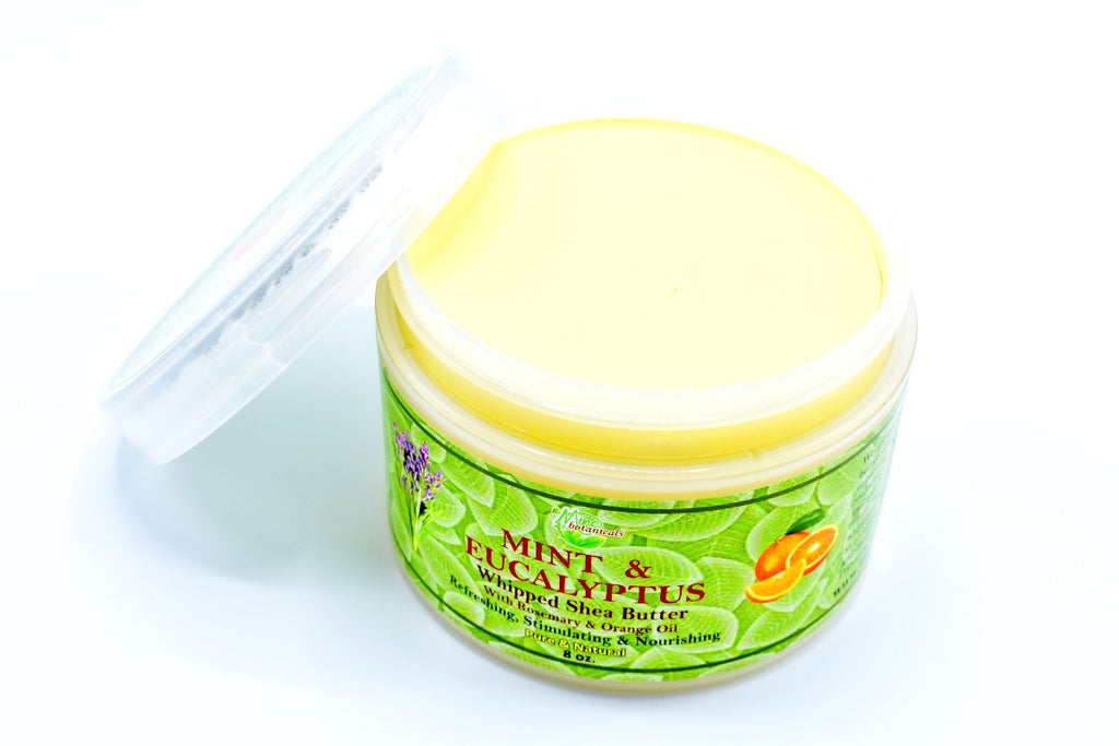 Organic Mint & Eucalyptus Whipped Shea Butter ( 8 Oz ) - Kulcha Kernel