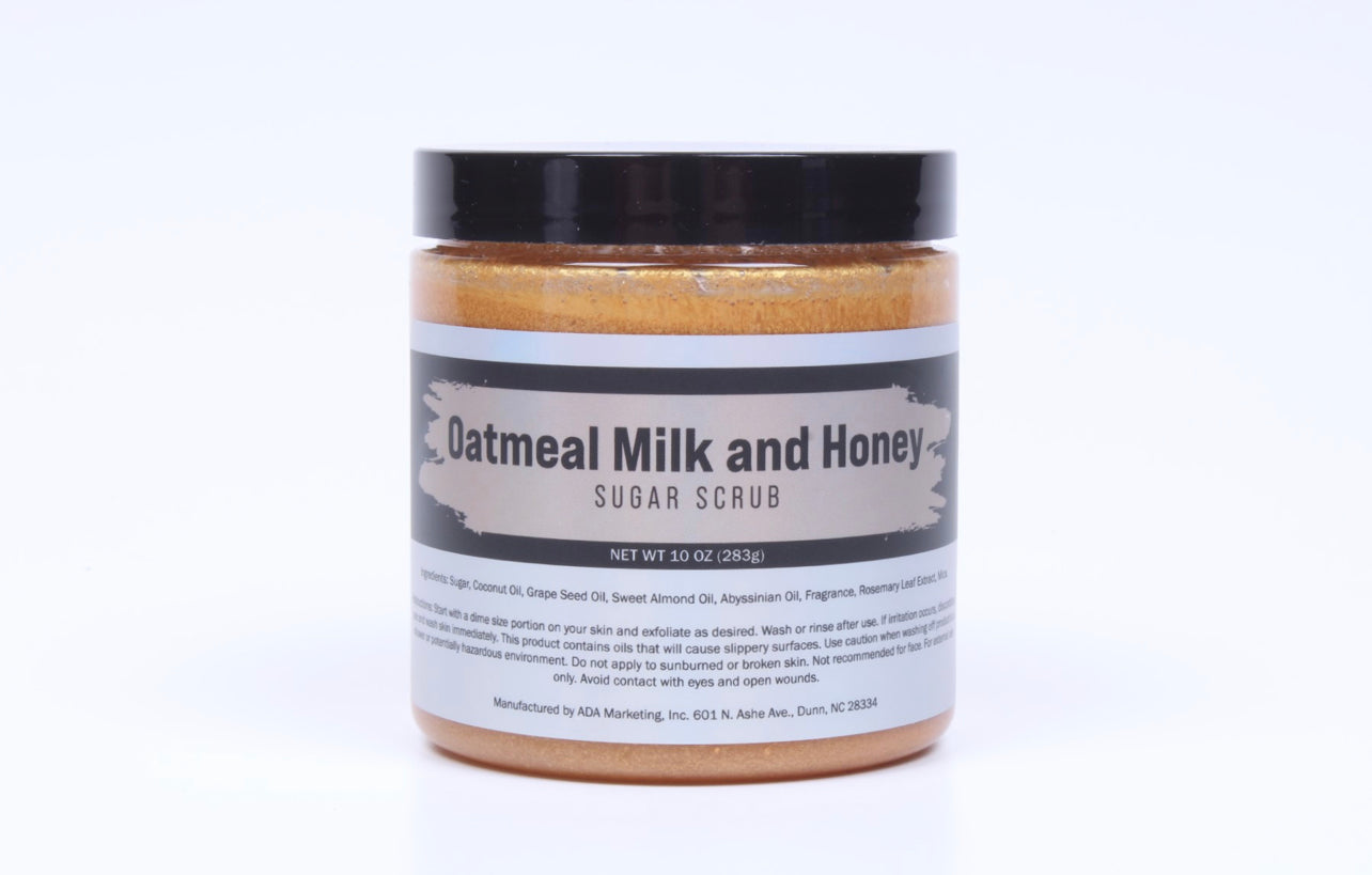 ORGANIC OATMEAL, MILK & HONEY SUGAR SCRUB - Kulcha Kernel