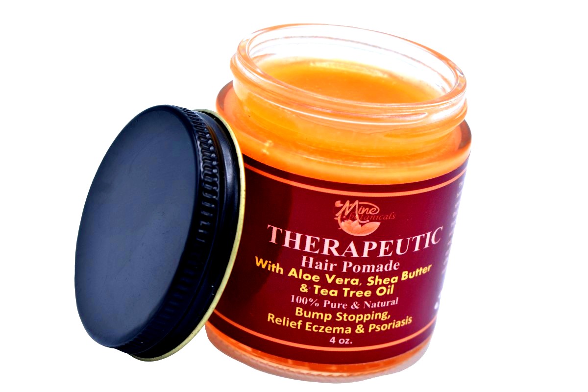 100 % Organic Therapeutic Hair Pomade with Tea Tree, Raw Shea Butter & Aloe Vera - Kulcha Kernel