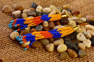 Afro-Squid Maasai Beaded Earrings - Kulcha Kernel