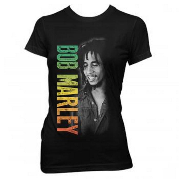 Bob Marley Smile Female T-Shirt. - Kulcha Kernel