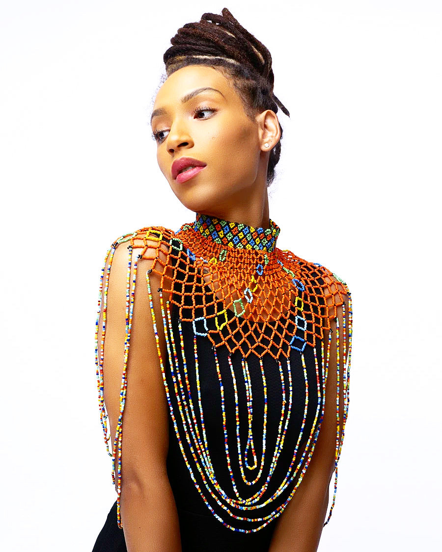 The Flamingo- Maasai Beaded Jewelry. - Kulcha Kernel