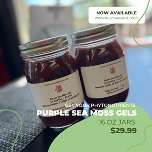 100% Wild Crafted Purple Sea Moss Gel (16 Oz & 32 Oz Jars) - Kulcha Kernel