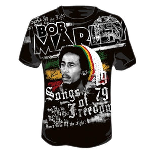 Bob Marley Freedom Rasta T- Shirt - Kulcha Kernel