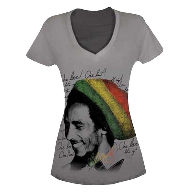 Bob Marley w/ Tam  Female T-Shirt. - Kulcha Kernel